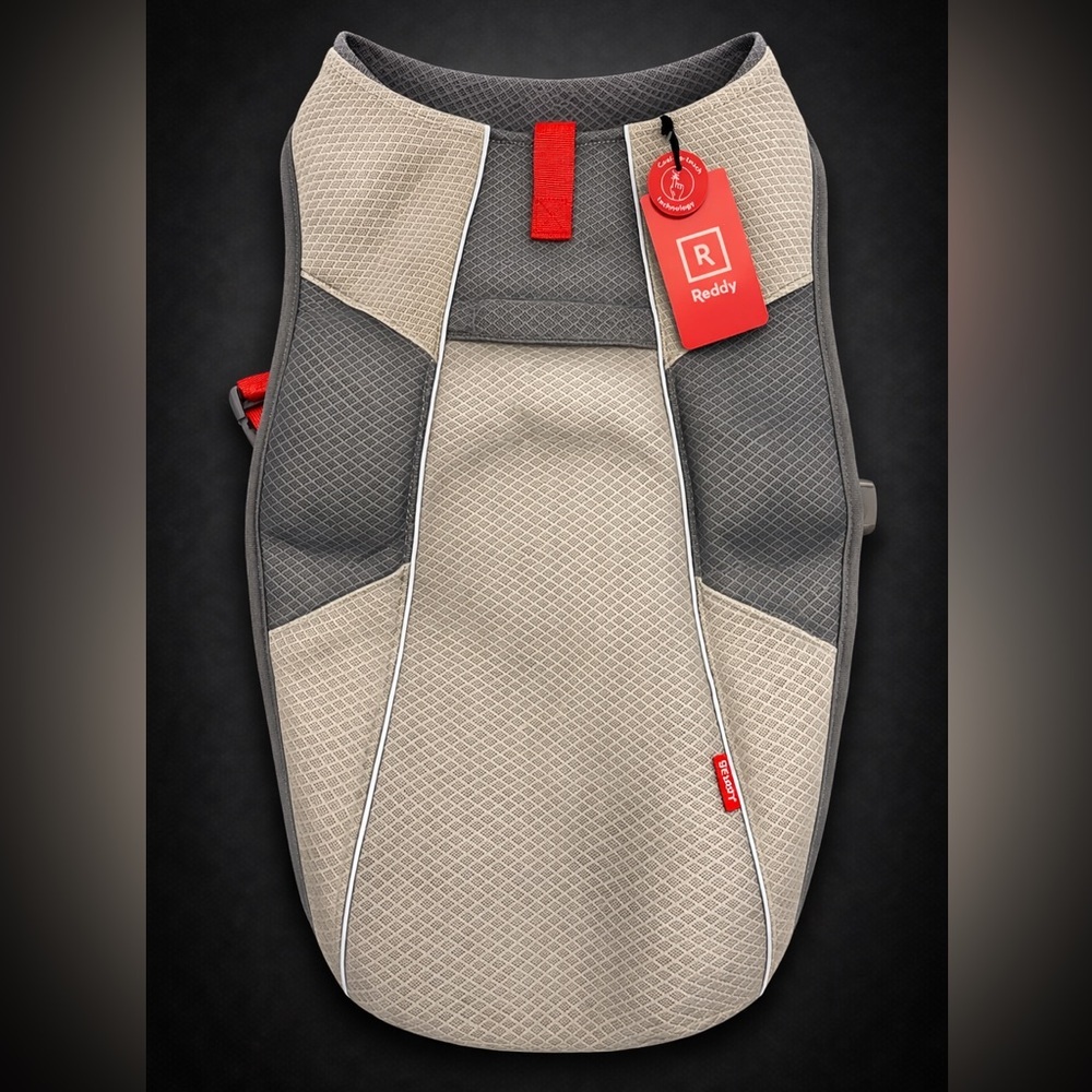 Reddy Dog Cooling Dog Vest Gray Red